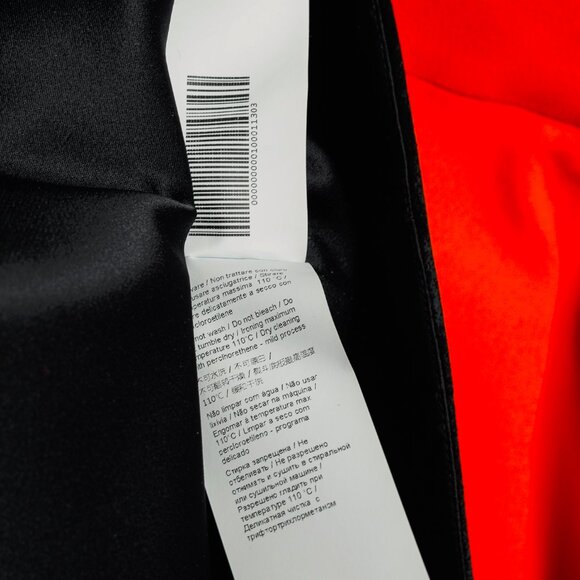 Fausto Puglisi Orange & Black Velvet Appliqué Circle Skirt - Picture 10 of 10